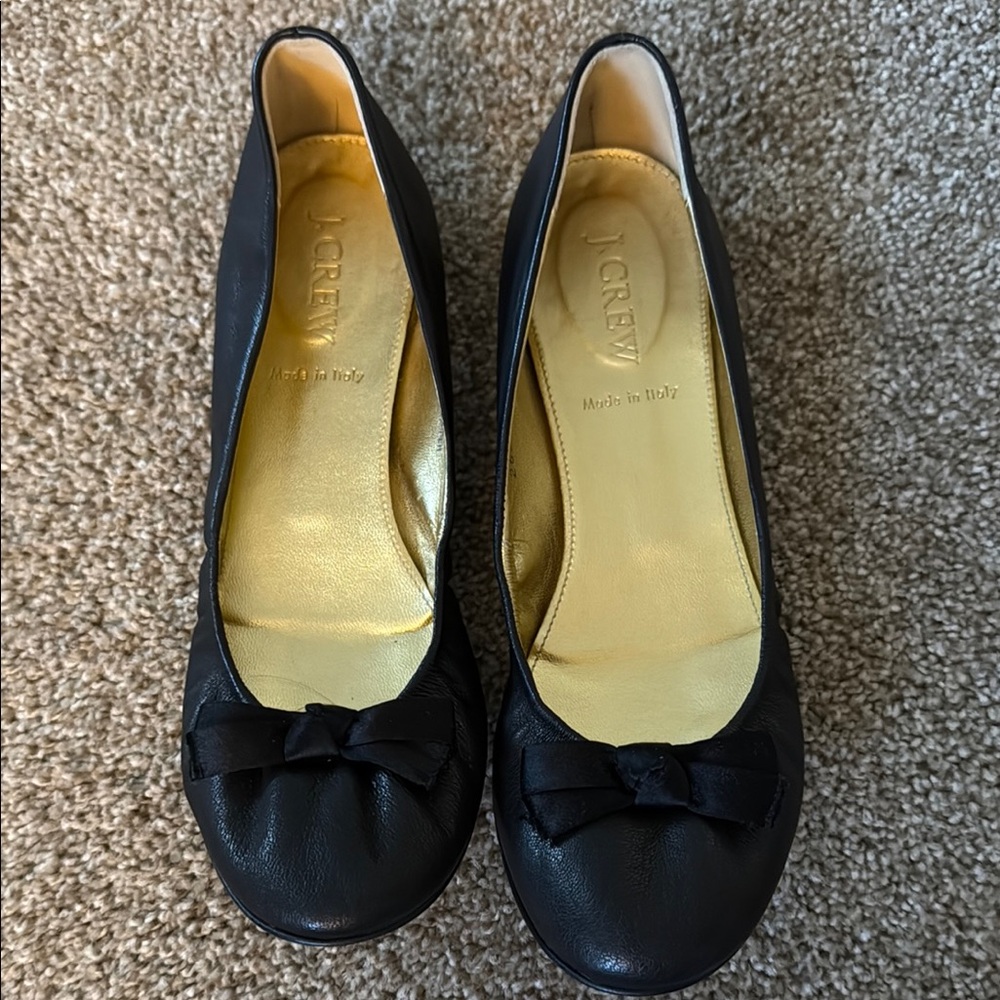J. Crew Black Minimalist Flats